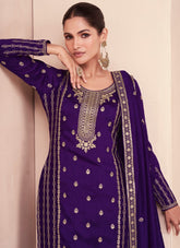 Ravishing Purple Colour Salwar Suit